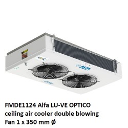 FMDE1124 Alfa LU-VE OPTICO plafond luchtkoeler dubbel uitblazend