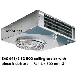 EVS041/BED ECO ceiling cooler with electric defrost fin: 4.5 - 9 mm