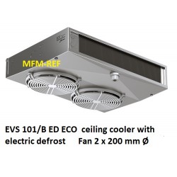 EVS101/BED ECO cooler soffitto con sbrinamento elettrico 4,5 - 9 mm
