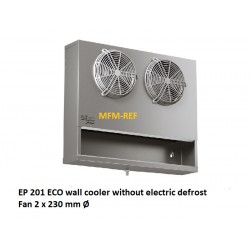 EP201 ECO wall cooler without electric defrost fin spacing: 3,5 - 7 mm