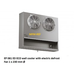 EP081ED ECO wall cooler with electric defros fin spacing: 3.5 - 7 mm