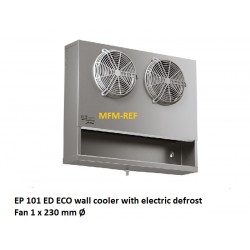 EP101ED ECO wall cooler with electric defrost fin spacing: 3.5 - 7 mm