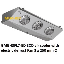 GME43FL7ED ECO Modine air cooler fin spacing: 7 mm. MTE 35L7-ED Luvata
