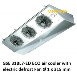 GSE31BL7ED ECO Modine air cooler fin spacing: 7 mm
