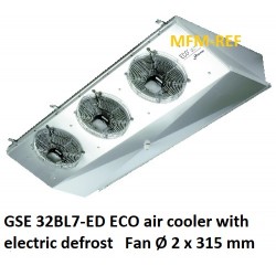 GSE 32BL7-ED ECO refrigerador de ar sem descongelamento eléctrico espaçamento entre as aletas: 7 mm