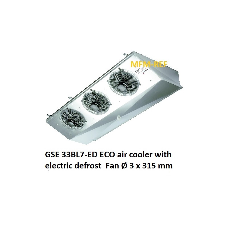 GSE33BL7ED ECO Modine enfriador de aire de aletas: 7 mm