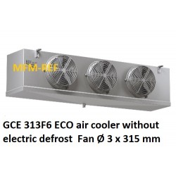 GCE 313F6 ECO refrigerador de ar sem descongelamento eléctrico espaçamento entre as aletas: 6 mm