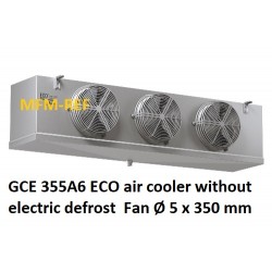 GCE 355A6 ECO refrigerador de ar sem descongelamento eléctrico espaçamento entre as aletas : 6 mm