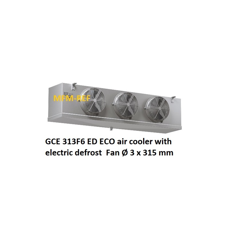Modine GCE 313F6 ED ECO air cooler fin spacing : 6 mm