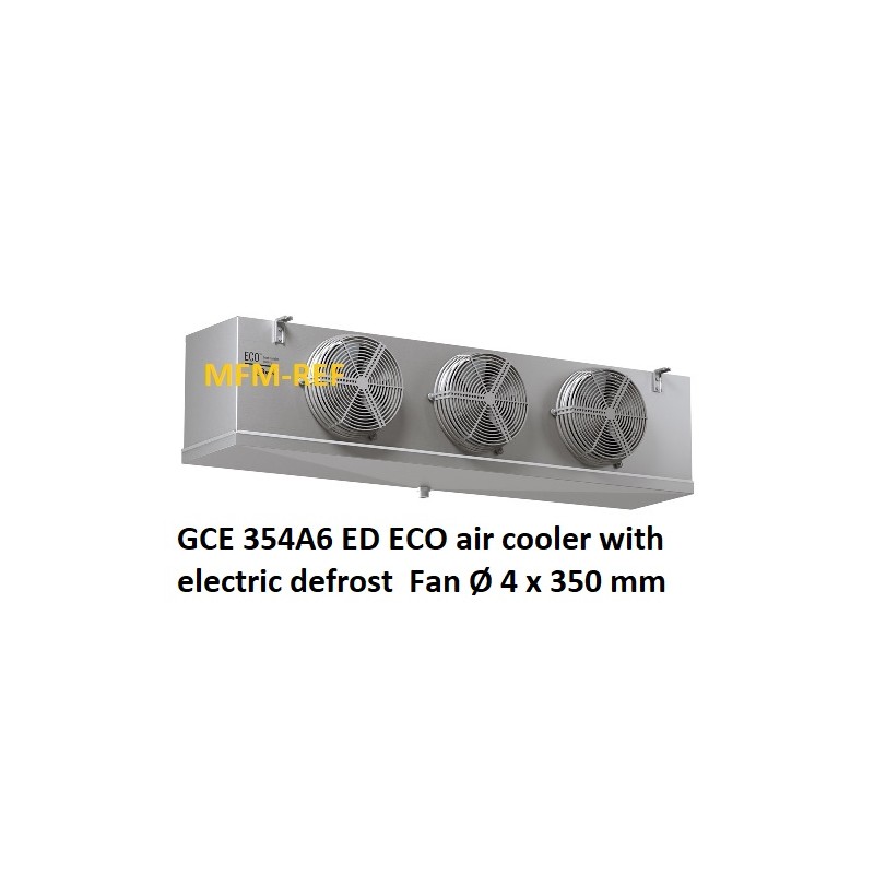 Modine GCE 354A6 ED ECO air cooler fin spacing: 6 mm before Luvata CTE