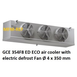 GCE 354F8 ED ECO air cooler with electric defrost fin spacing: 8 mm