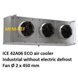 ICE 42A06 ECO industrial evaporador espaçamento sem degelo elétrico entre as aletas: 6 mm