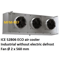 ICE 52B06 ECO industrial evaporador sem degelo elétrico espaçamento entre as aletas: 6 mm