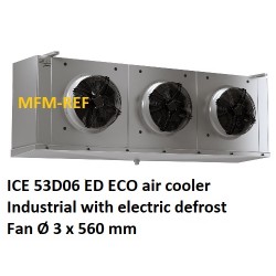 ICE 53D06 DE: ECO evaporatori a soffitto Industriale passo alette: 6 mm