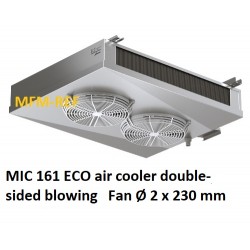 MIC 161 ECO double-throw air cooler Fin spacing: 4,5 / 9 mm