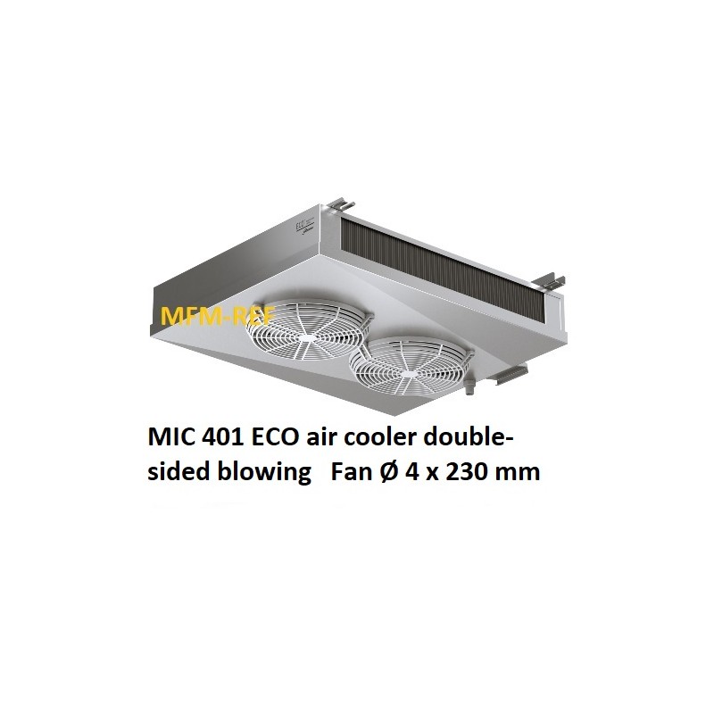 MIC 401 ECO luchtkoeler dubbelzijdig uitblazend Lamelafstand: 4,5 / 9 mm