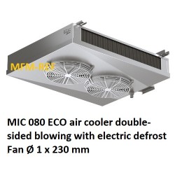 MIC 080 ED ECO luchtkoeler dubbelzijdig uitblazend Lamelafstand: 4,5 / 9 mm