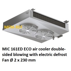 MIC 161 ED ECO double-throw air cooler Fin spacing: 4,5 / 9 mm