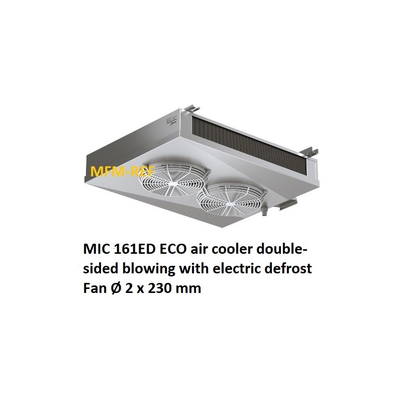 MIC 161 ED ECO luchtkoeler dubbelzijdig uitblazend Lamelafstand: 4,5 / 9 mm