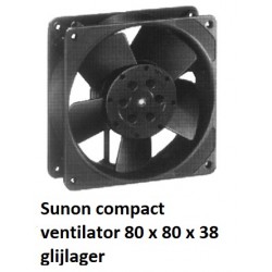SF 23080A Sunon ventilador do rolamento de slide 14W 2083HSL.GN