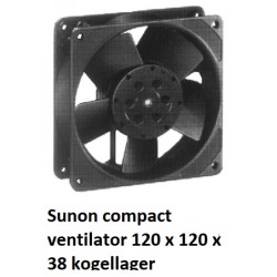 DP 200A Sunon ventilator compacte 20 Watt kogellager 2123XBT.GN