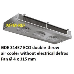 ECO: GDE 314E7 double-throw air cooler Fin spacing: 7 mm