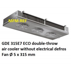ECO: GDE 315E7 enfriador de aire de doble banda espaciamiento Fin: 7 mm