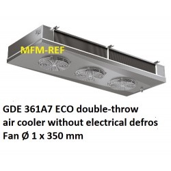 GDE 361A7 ECO refrigerador de ar lados lance Fin: 7 milímetros sem descongelação eléctrica