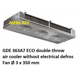 ECO: GDE 363A7 enfriador de aire de doble banda espaciamiento Fin: 7 mm