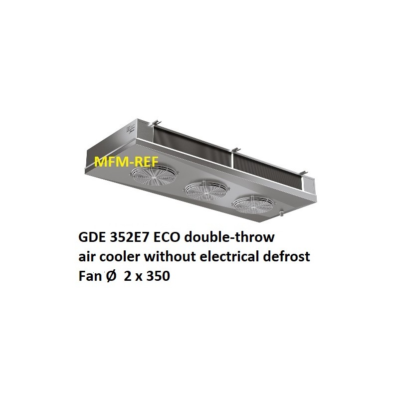 ECO: GDE 352E7 double-throw Luftkühler Lamellenabstand: 7 mm