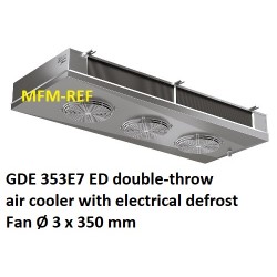 ECO: GDE 353E7 ED enfriador de aire de doble banda espaciamiento Fin: 7 mm
