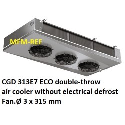 ECO: CGD 313E7 double-throw air cooler Cap. CO2 Fin spacing: 7 mm