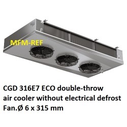 ECO: CGD 316E7 double-throw air cooler Fin spacing: 7 mm