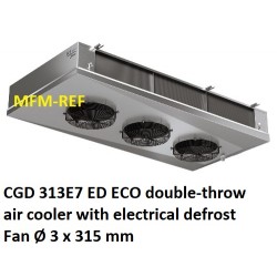 ECO: CGD 313E7 ED double-throw air cooler Cap. CO2 Fin spacing: 7 mm