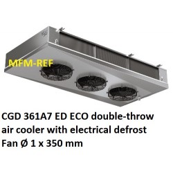 ECO: CGD 361A7 ED double-throw air cooler Fin spacing: 7 mm Cap. CO2