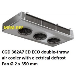 ECO: CGD 362A7 ED enfriador de aire de doble banda espaciamiento Fin: 7 mm