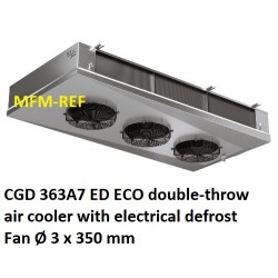 ECO: CGD 363A7 ED double-throw air cooler Fin spacing: 7 mm Cap. CO2