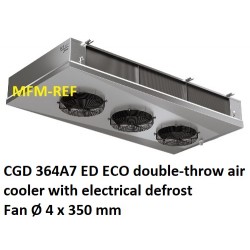 ECO: CGD 364A7 ED double-throw air cooler Fin spacing: 7 mm Cap. CO2