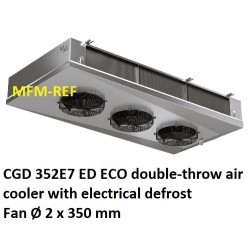 CGD 352E7 ED ECO double-throw air cooler Fin spacing: 7 mm Cap. CO2