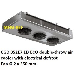 CGD 352E7 ED ECO refroidisseur d'air à double jet d'ailettes: 7 mm