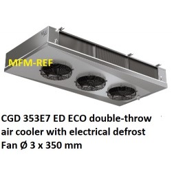 ECO: CGD 353E7 ED double-throw air cooler Fin spacing: 7 mm Cap. CO2