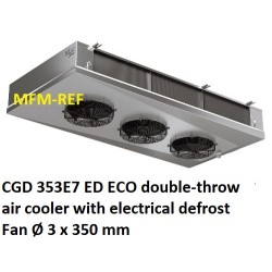 ECO: CGD 353E7 ED enfriador de aire de doble banda espaciamiento Fin: 7 mm