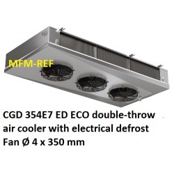 ECO: CGD 354E7 ED double-throw air cooler Fin spacing: 7 mm Cap. CO2