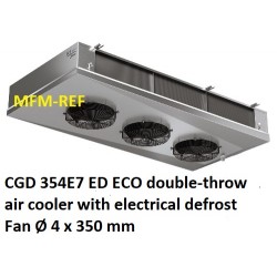 ECO: CGD 354E7 ED enfriador de aire de doble banda espaciamiento Fin: 7 mm