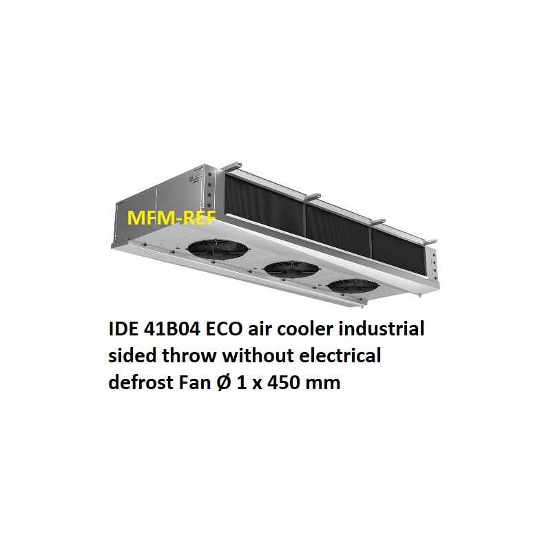 ECO: IDE 41B04 air cooler industrial sided throw fin spacing: 4.5 mm