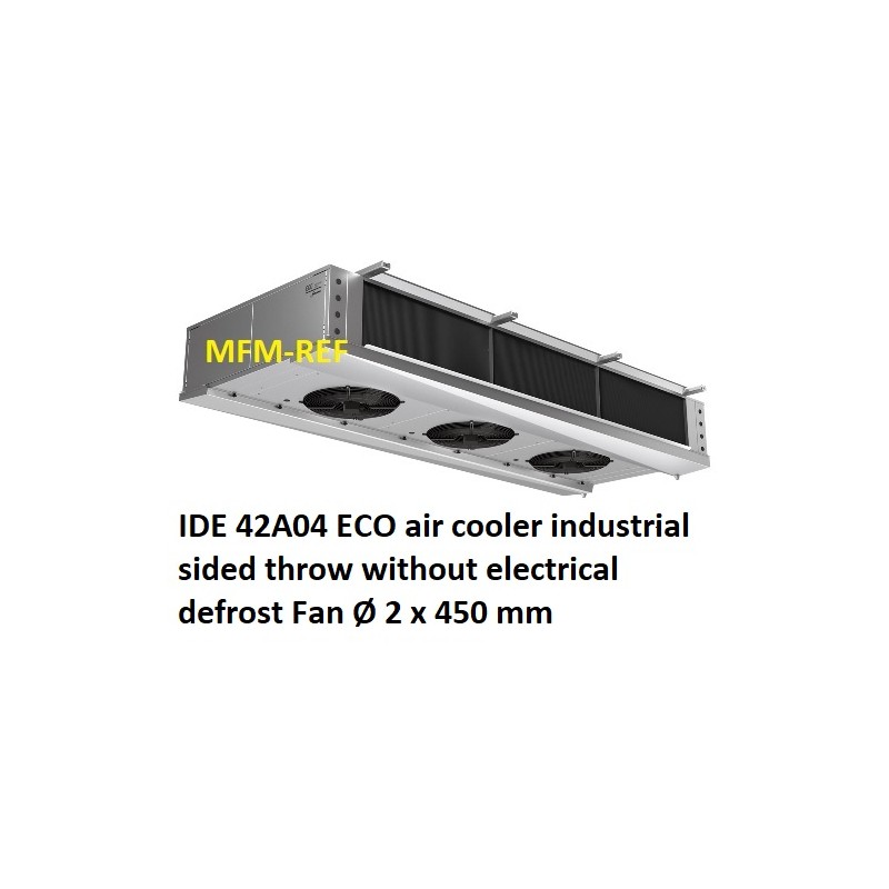 ECO: IDE 42A04 evaporatori a soffitto Industriale tiro sided passo alette: 4,5 millimetri
