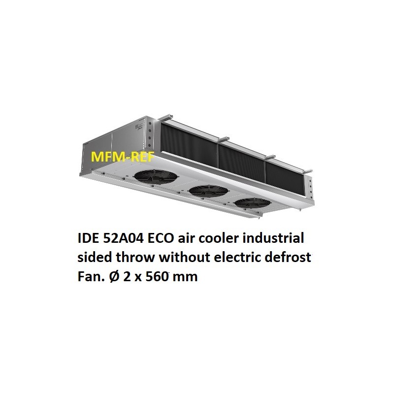 ECO: IDE 52A04 evaporatori a soffitto tiro sided passo alette: 4,5mm