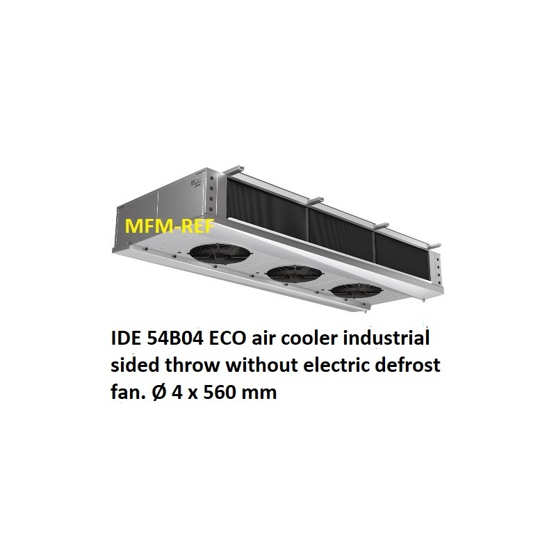 ECO: IDE 54B04 industrieel luchtkoeler dubbelzijdig uitblazend lamelafstand: 4.5 mm