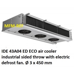 ECO: IDE 43A04 ED air cooler industrial sided throw fin spacing: 4.5mm