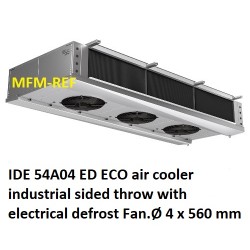 ECO: IDE 54A04 ED air cooler industrial sided throw fin spacing: 4.5mm